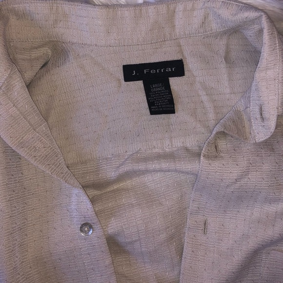 soft cream button down - Picture 2 of 3